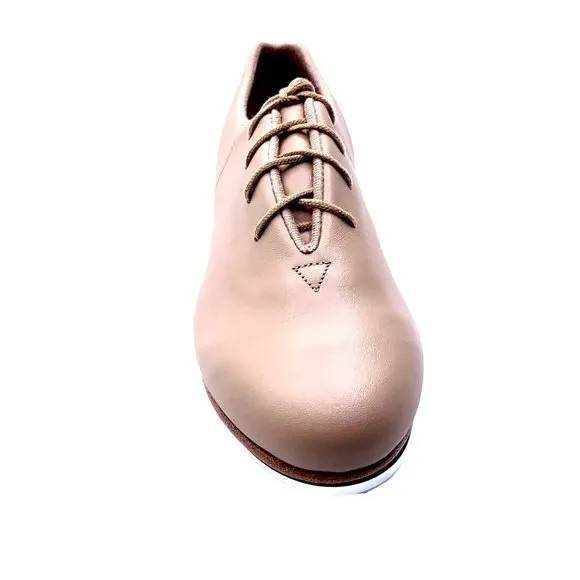 Bloch Beige Leather Tap Shoes Bloch Size 6 Oxford Unisex Audeo Lace Up  S0381L