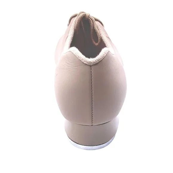 Bloch Beige Leather Tap Shoes Bloch Size 6 Oxford Unisex Audeo Lace Up  S0381L