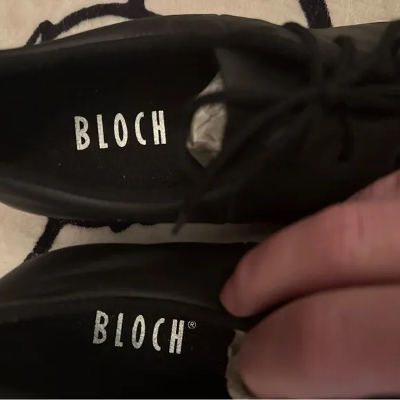 BLOCH Ladies Tap-Flex Leather Shockwave Tap Shoes size 8