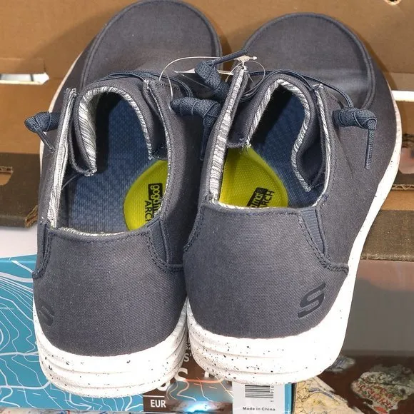 Blue Skechers‎ Melson-Chad Slip-On Sneakers