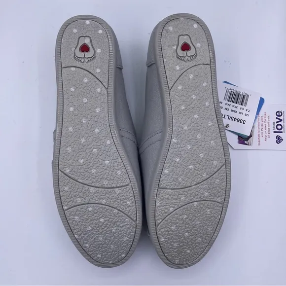 Bobs for Skechers memory foam arc pillow casual slip ons gray shoes Size 7.5