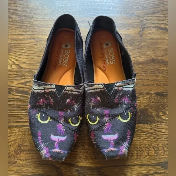 BOBS FROM SKECHERS LIL GATO 🐱HALLOWEEN CAT MEMORY FOAM SHOES