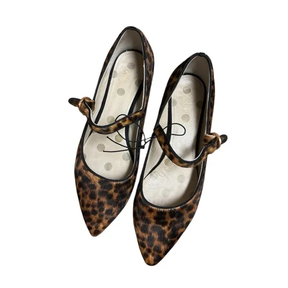 Boden Brown Tan Block Heel Shoes