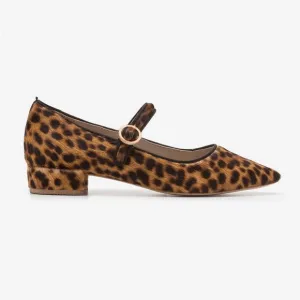 Boden Brown Tan Block Heel Shoes