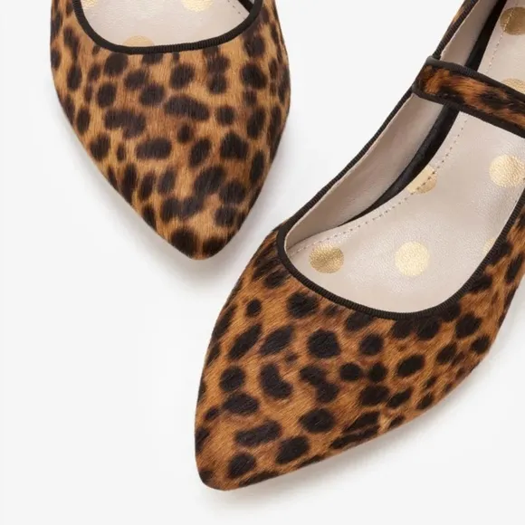 Boden Brown Tan Block Heel Shoes
