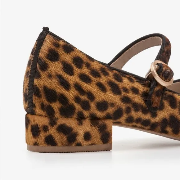 Boden Brown Tan Block Heel Shoes