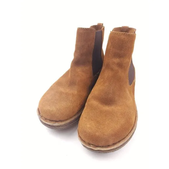 Born Women's Brody Chelsea Boot Glazed Ginger Distressed Leather Size 11 Brown