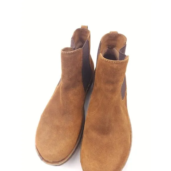 Born Women's Brody Chelsea Boot Glazed Ginger Distressed Leather Size 11 Brown