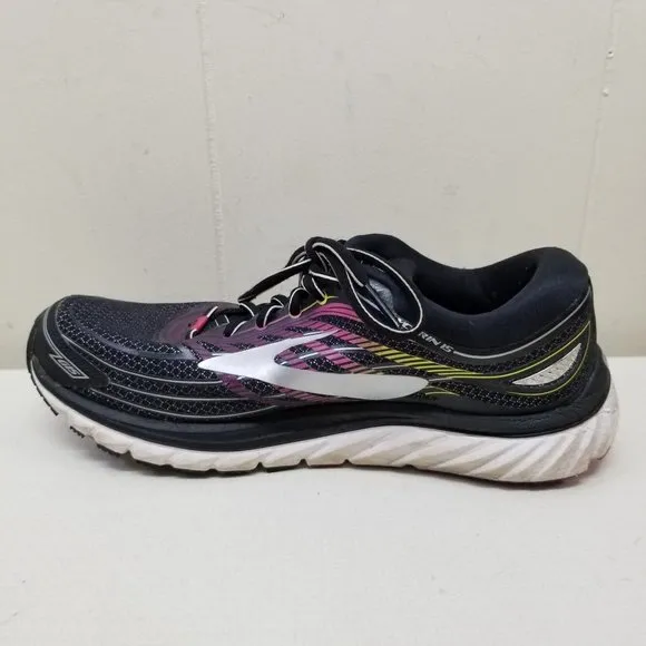 Brooks 10B Tennis Shoes GLYCERIN15 Sneakers Black
