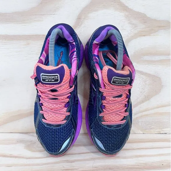 Brooks -Adrenaline GTS 15 -Running Shoes -Blue/Purple -Women's -8(D)-1201741D458