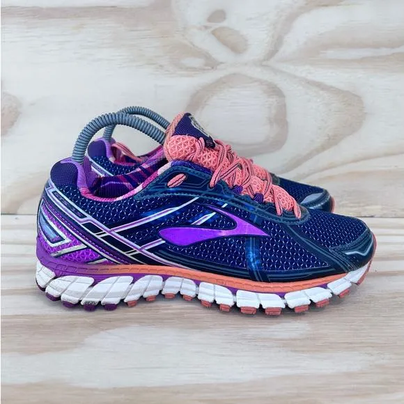 Brooks -Adrenaline GTS 15 -Running Shoes -Blue/Purple -Women's -8(D)-1201741D458