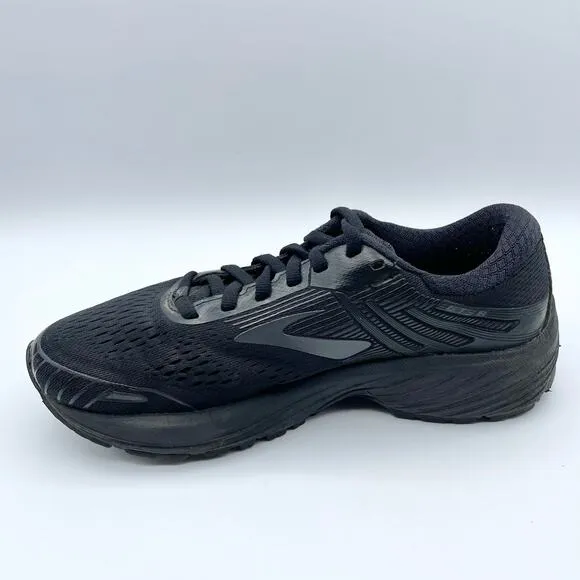 Brooks Adrenaline GTS 18 Running Shoes Black Womens Size 8 Sneakers 1202681B026