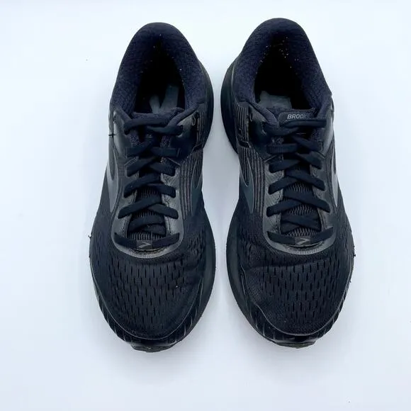 Brooks Adrenaline GTS 18 Running Shoes Black Womens Size 8 Sneakers 1202681B026