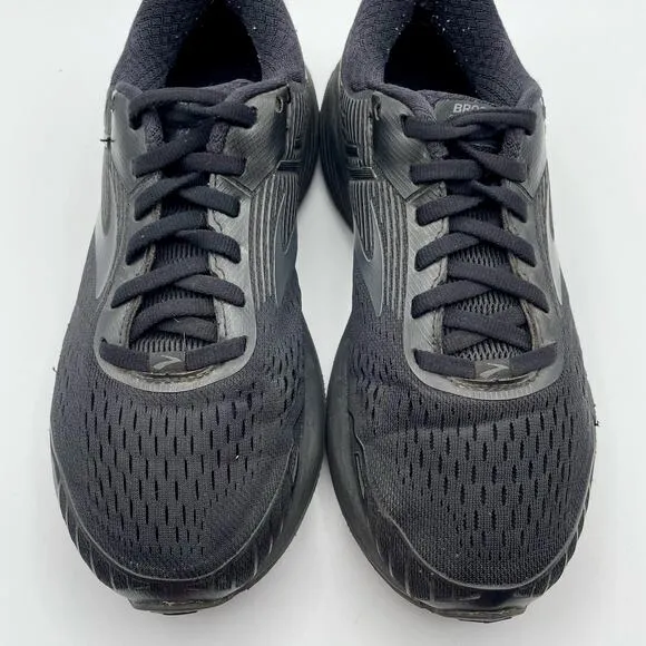Brooks Adrenaline GTS 18 Running Shoes Black Womens Size 8 Sneakers 1202681B026