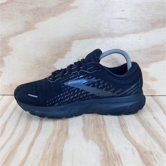 Brooks - Ghost 13 - Running Shoes - Black - Men's - 8 (2E) Extra Wide