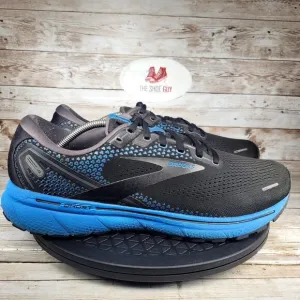 Brooks Ghost 14 Men's Size 12.5 Black Blue Athletic Running Shoes