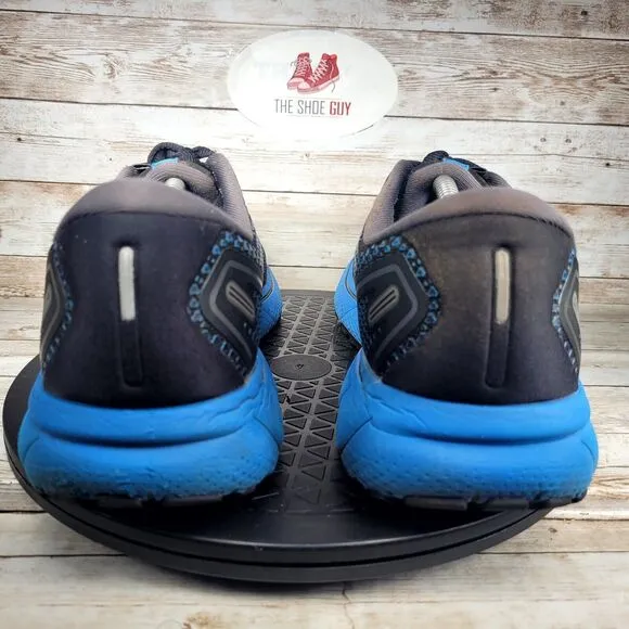 Brooks Ghost 14 Men's Size 12.5 Black Blue Athletic Running Shoes