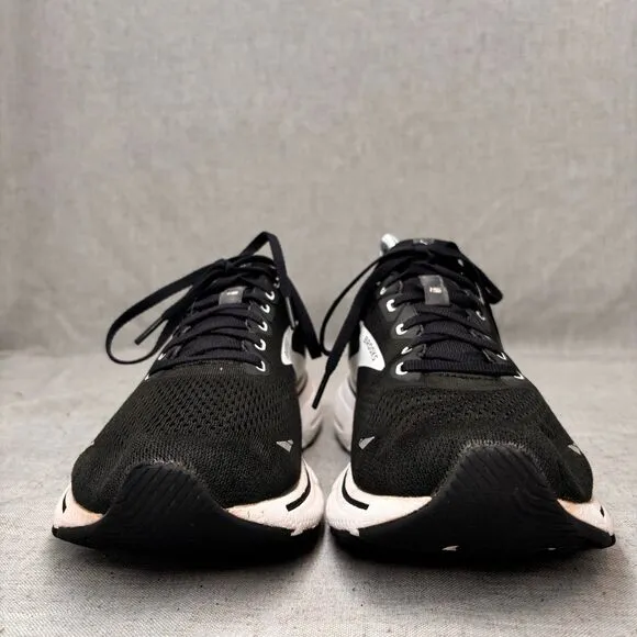 Brooks Ghost 15 Running Shoes Black White Mesh Rubber Lace Up Men's 11