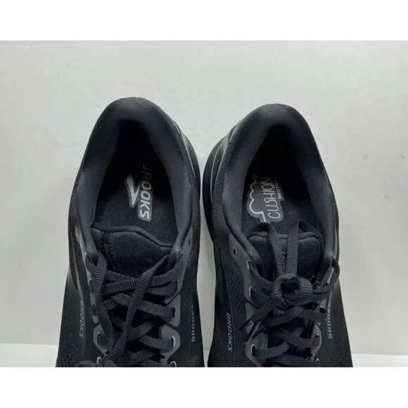 Brooks Ghost 15 Triple Black Sneakers Running Shoes Men’s Sz 12.5 4E Extra Wide