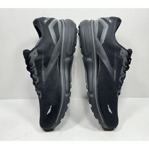 Brooks Ghost 15 Triple Black Sneakers Running Shoes Men’s Sz 12.5 4E Extra Wide
