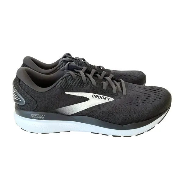 Brooks Ghost 16 Running Shoes Mens 13 2E Black Mesh Training Sneakers New In Box