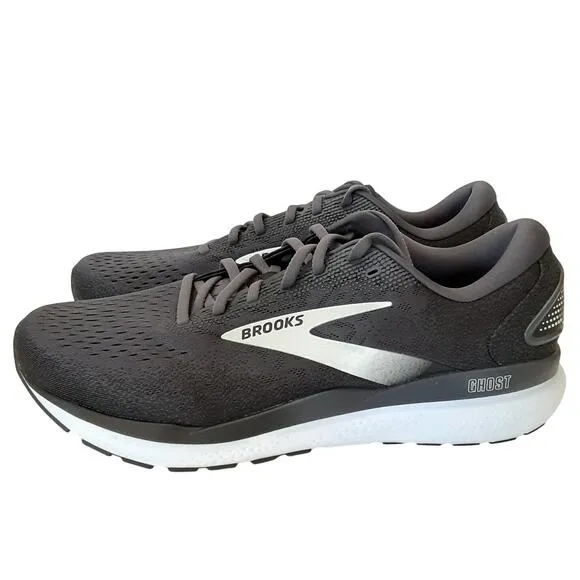 Brooks Ghost 16 Running Shoes Mens 13 2E Black Mesh Training Sneakers New In Box