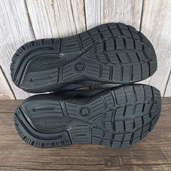 Brooks Ghost 16 Running Shoes Women's Extra Wide Sz 10 EW (2E) Black (Worn Once)
