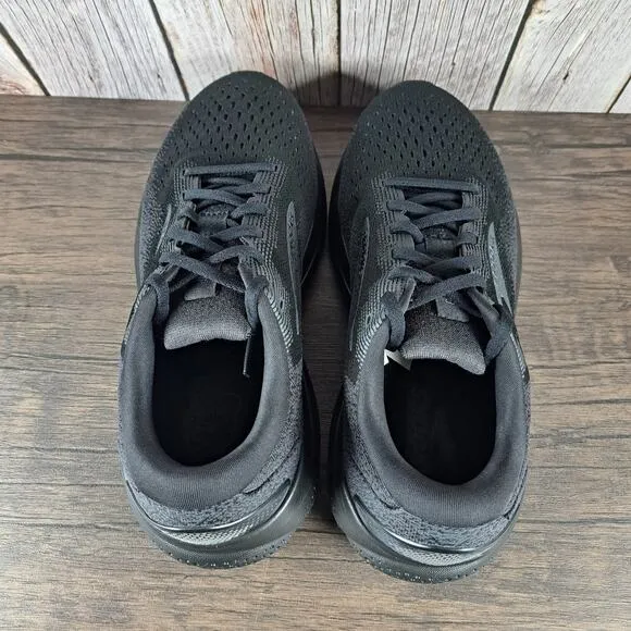 Brooks Ghost 16 Running Shoes Women's Extra Wide Sz 10 EW (2E) Black (Worn Once)