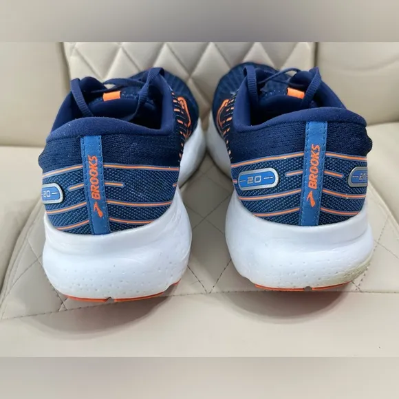 BROOKS Glycerin 20 men’s running shoes size 11.5 wide width blue orange