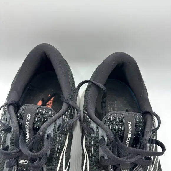 Brooks Glycerin 20 Shoes Mens Size 13 Black Running Comfort Trainer