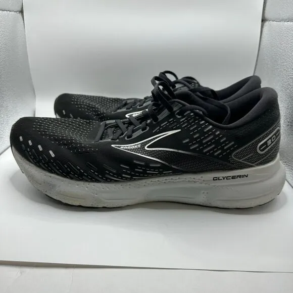 Brooks Glycerin 20 Shoes Mens Size 13 Black Running Comfort Trainer
