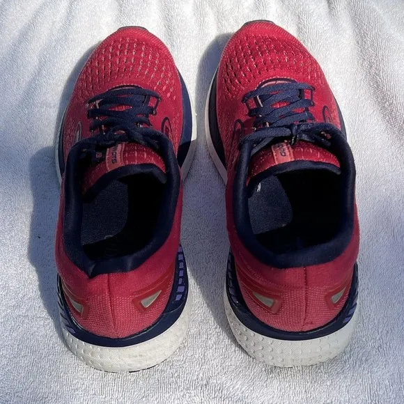 Brooks Glycerin GTS 19 Running Shoes Womens 8.5 Pink Comfort Cushion 1203441B623