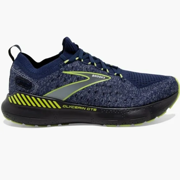 Brooks  Glycerin Stealth Fit GTS Men's Blue Running Shoes Size 10.5. W100