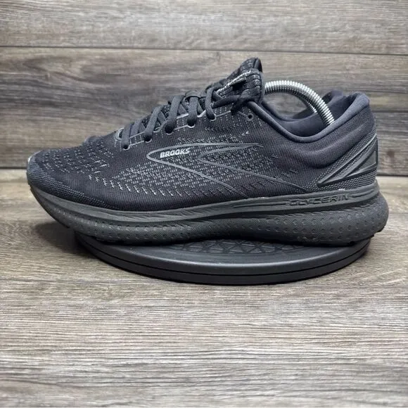 Brooks Glycerin 19 Black Men’s Size 11.5- 2EE Extra Wide Black Shoes