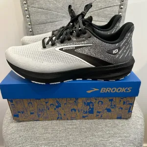 Brooks Launch GTS 10 Black Blackend Pearl Men’s Running Shoes, Size: 9.5