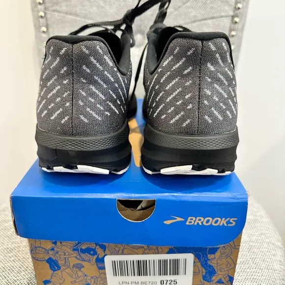 Brooks Launch GTS 10 Black Blackend Pearl Men’s Running Shoes, Size: 9.5