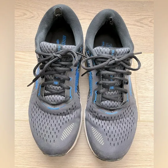 Brooks Men's Addiction GTS 15 Size 13 Shoe in 077 India Ink/Black/Blue 👟