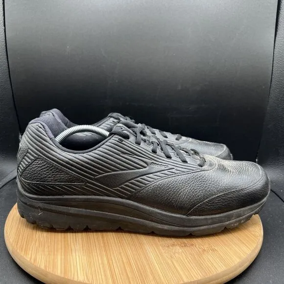 Brooks Mens Size 14 2E Wide Addiction Walker 2 1103182E072 Black Shoes Sneakers
