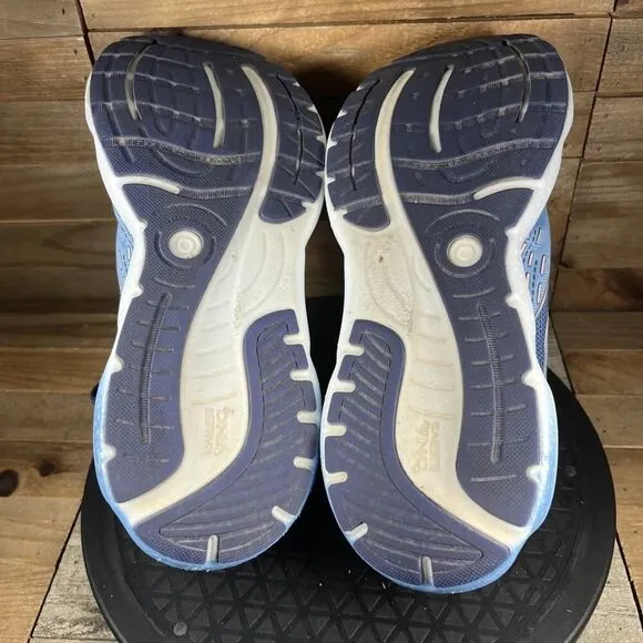 Brooks Glycerin 20 Women's Size 10 Blue/Peach/White Lace Up Shoes NO INSOLES