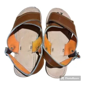Brown Mexican Sandals Size 8.5