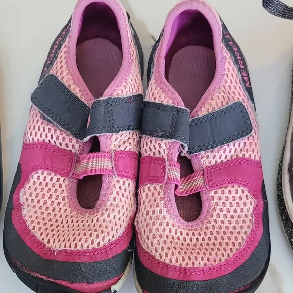 Bundle Of Girls Summer Shoes Including Mini Melissa &amp; Harper Canyon, Sz 12