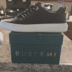 Buscemi Black Leather Men's Shoes