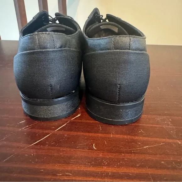 Calvin Klein Benton 2 Black textured oxford men’s dress shoes size 9