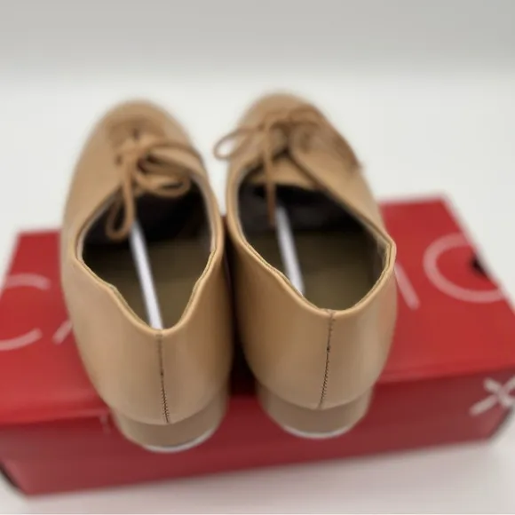 Capezio Unisex  Tap Dancing Shoes Oxford Wide Fit, Carmel Boys Sz 11
