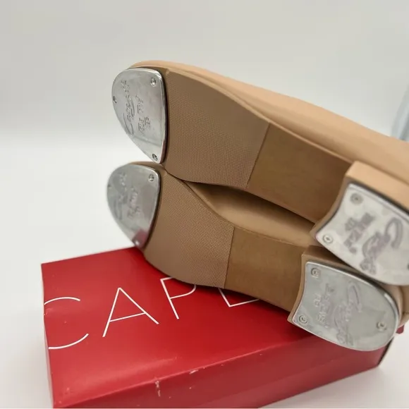 Capezio Unisex  Tap Dancing Shoes Oxford Wide Fit, Carmel Boys Sz 11