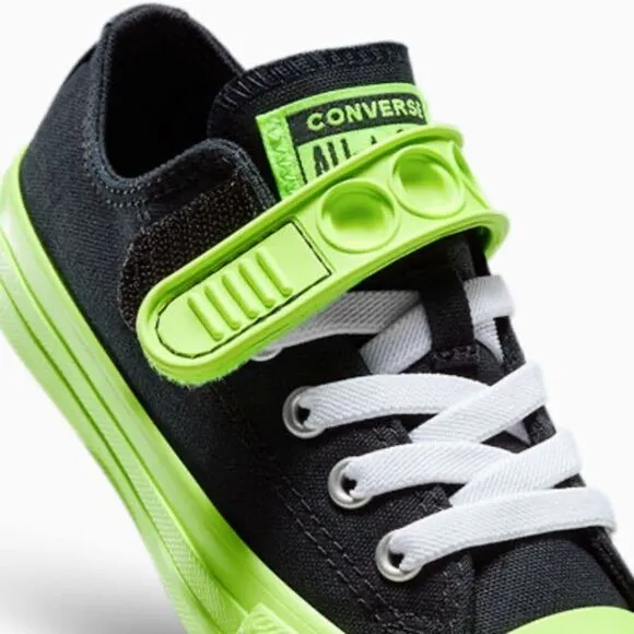 Chuck Taylor All Star Bubble Strap Easy-On Hyper Brights Sneaker Shoes Size 3