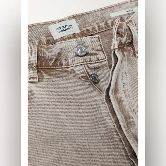 Citizens of Humanity Gaucho High-Rise Cropped Wide-Leg Jeans