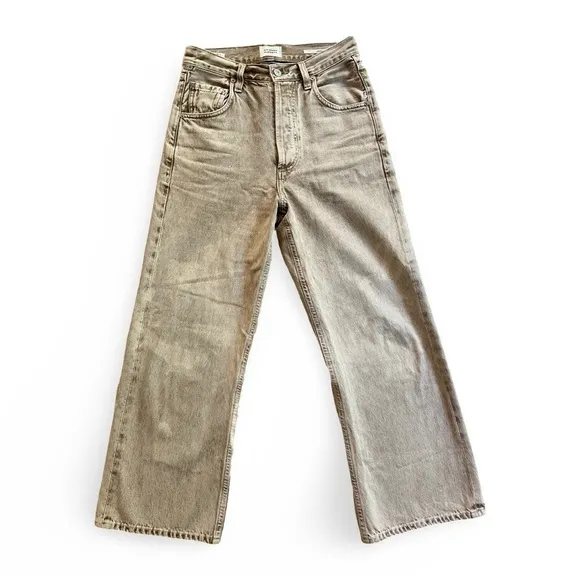 Citizens of Humanity Gaucho High-Rise Cropped Wide-Leg Jeans