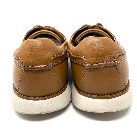 CLARKS - MENS UN PILOT LACE SHOES Tan leather