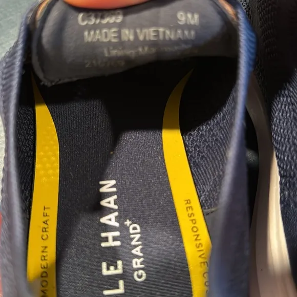 Cole Haan Men’s Grand  Stitchlite Men'sWingtip Oxford Shoes MarineBlue/Nimbus 9
